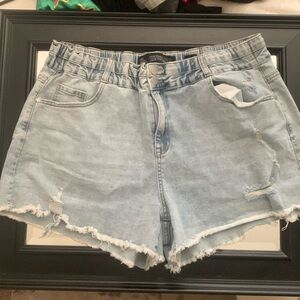 City chic shorts size 14/12 stone wash